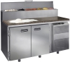 Среднетемпературный холодильный стол для пиццы с гранитной столешницей СХСпцг-700
